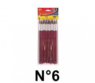 PINCEL PELO PONY VAN ORLEY RD N° 6 X12