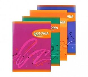 CUADERNO ABROCHADO GLORIA T/F 16X21 24H RAYADO