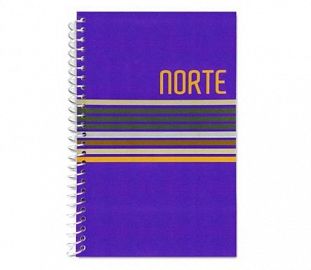 LIBRETA C/ESPIRAL NORTE 4080 S/INDICE 17 X 11 40H