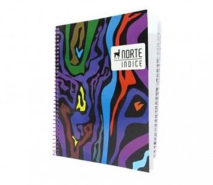LIBRETA NORTE 545 C/INDICE 13.5 X 21.5 45H