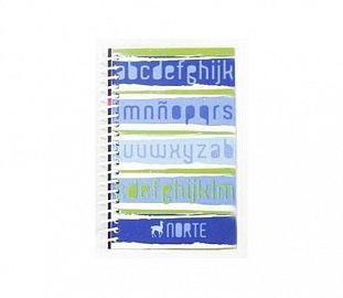 LIBRETA NORTE 4020 C/INDICE 10.5 X 6.6 40H