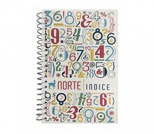 LIBRETA NORTE 4040 C/INDICE 14 X 9.5 40H