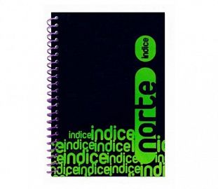 LIBRETA C/ESPIRAL NORTE 4060 C/INDICE 15.5 X 10.5 40H