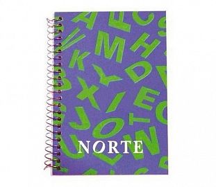LIBRETA C/ESPIRAL NORTE 4080 C/INDICE 17 X 11 40H