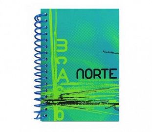 LIBRETA C/ESPIRAL NORTE 7030 C/INDICE 12 X 8 70H