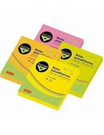 NOTAS ADHESIVAS POR ESTATICA PIZZINI 75X75MM 50H FLUO AMARILLO