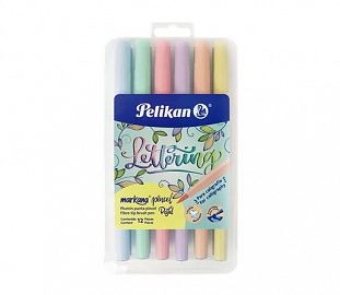 MARCADOR PUNTA PINCEL PELIKAN MARKANA PASTEL X12