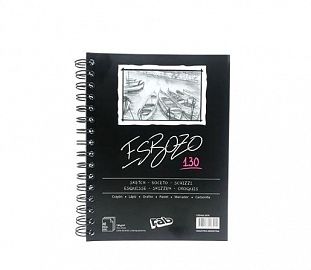 BLOCK DE DIBUJO C/ESPIRAL RAB ESBOZO A5 130G 40H