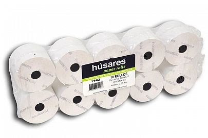 ROLLO TERMICO HUSARES 57MMX30M X10
