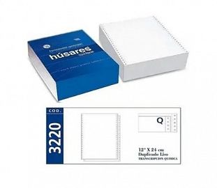 FORMULARIO CONTINUO HUSARES DUPLICADO LISO QUIMICO