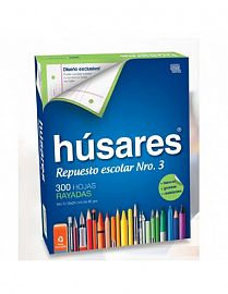 REPUESTO ESCOLAR HUSARES N°3 RAYADO 288H