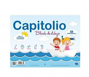 BLOCK DE DIBUJO HUSARES CAPITOLIO N°5 BLANCO 25H
