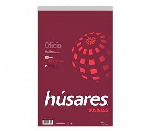 BLOCK PEGADO HUSARES BUSINESS OFICIO 80H CUADRICULADO
