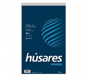 BLOCK PEGADO HUSARES BUSINESS OFICIO 80H RAYADO