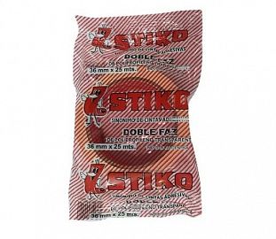 CINTA ADHESIVA BIFAZ STIKO 36X25