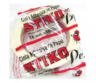CINTA DE PAPEL STIKO 18X50