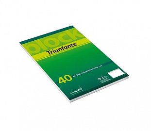 BLOCK PEGADO TRIUNFANTE T/F A4 40H CUADRICULADO