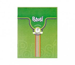 CUADERNO ABROCHADO POTOSI T/F 16X21 24H RAYADO