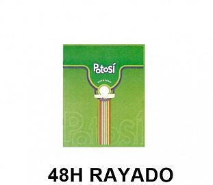 CUADERNO ABROCHADO POTOSI T/F 16X21 48H RAYADO