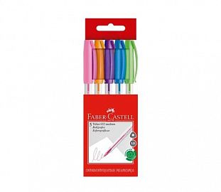 BOLIGRAFO FABER CASTELL TRILUX 032M 1MM BL X5