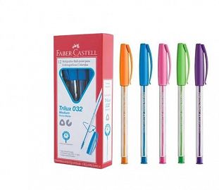 BOLIGRAFO FABER CASTELL TRILUX 032M 1MM CJ X12