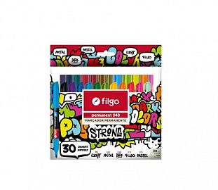 MARCADOR PERMANENTE FILGO 040 SURTIDO EST X30