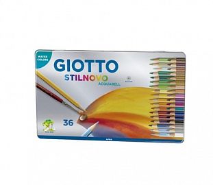 LAPIZ GIOTTO STILNOVO ACUARELABLE 36 COLORES LATA