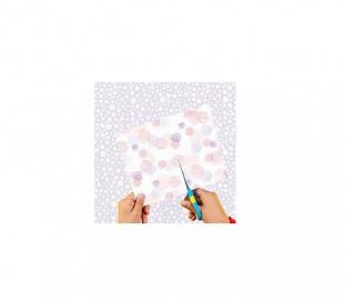 CARTULINA ENTRETENIDA MURESCO PAQ X10 BORLAS LILA-ROSA