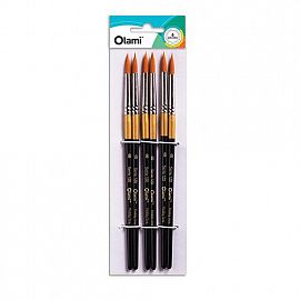 PINCEL REDONDO OLAMI BL X6 120-0