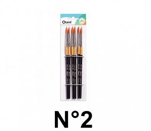 PINCEL REDONDO OLAMI BL X6 120-2