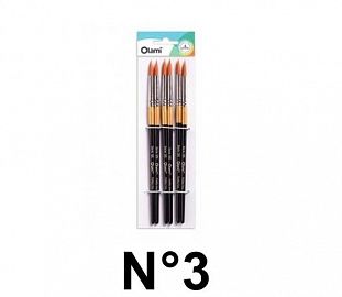 PINCEL REDONDO OLAMI BL X6 120-3