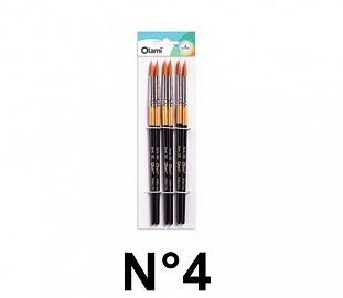 PINCEL REDONDO OLAMI BL X6 120-4