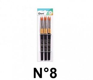PINCEL REDONDO OLAMI BL X6 120-8