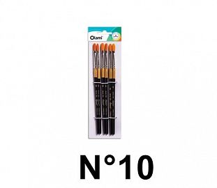 PINCEL LENGUA DE GATO OLAMI BL X6 150-10