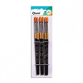 PINCEL LENGUA DE GATO OLAMI BL X6 150-4