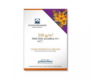 PAPEL P/ACUARELA SCHOELLERSHAMMER TORCHON 50X70 250G 25H