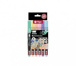 MARCADOR PUNTA PINCEL FILGO TNT BRUSH PASTEL EST X6
