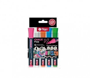 MARCADOR FILGO CHALK 3.0 FLUO EST X5