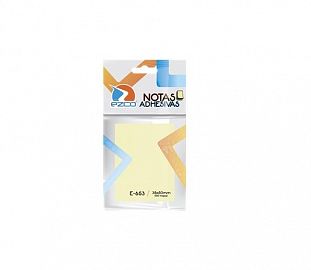 NOTAS ADHESIVAS EZCO E-653 40X50 100H AMARILLO