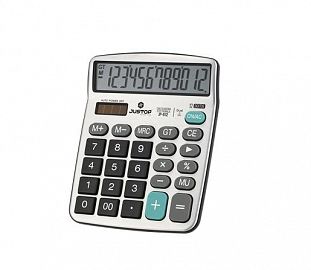 CALCULADORA JUSTOP 12 DIGITOS 18X14.5