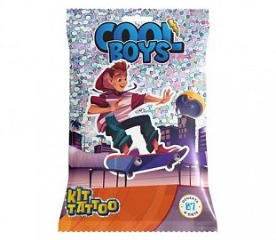 LIBRO PARA COLOREAR C/TATTOO Y STICKER 87 COOL BOYS