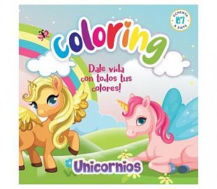 LIBRO PARA COLOREAR 87 UNICORNIOS