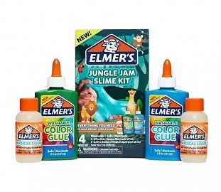 KIT SLIME ELMERS DIVERSION EN LA JUNGLA CJ X2 PIEZAS
