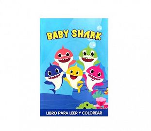 LIBRO PARA COLOREAR ECO BABY SHARK