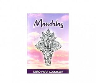 LIBRO PARA COLOREAR ECO MANDALA ANIMAL