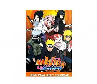 LIBRO PARA COLOREAR ECO NARUTO SHIPPUDEN