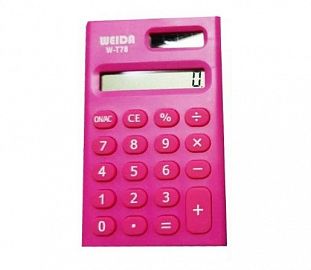 CALCULADORA WEIDA W-T78 ROSA