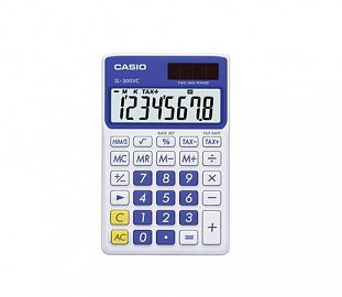 CALCULADORA CASIO SL-300  COLOR AZUL
