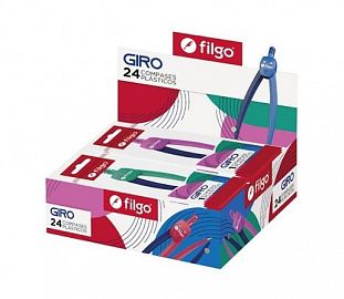 COMPAS PLASTICO FILGO GIRO CJ X24
