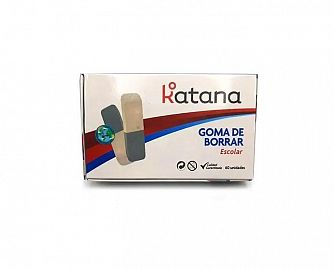 GOMA TINTA LAPIZ KATANA GRIS/BLANCO CJ X60